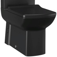 Унитаз биде Creavit Lara LR360-00SM00E-0000 Черный матовый без бачка и сиденья фарфор напольный