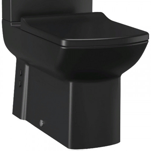 Унитаз биде Creavit Lara LR360-00SM00E-0000 Черный матовый без бачка и сиденья фарфор напольный