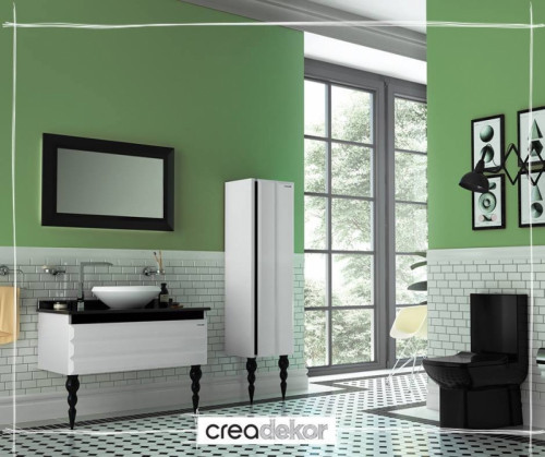 Унитаз биде Creavit Lara LR360-00SM00E-0000 Черный матовый без бачка и сиденья фарфор напольный