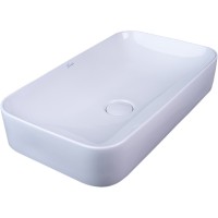 Раковина-чаша Pestan Fluenta Round Washbasin 62 40008299 Белая фаянс накладная