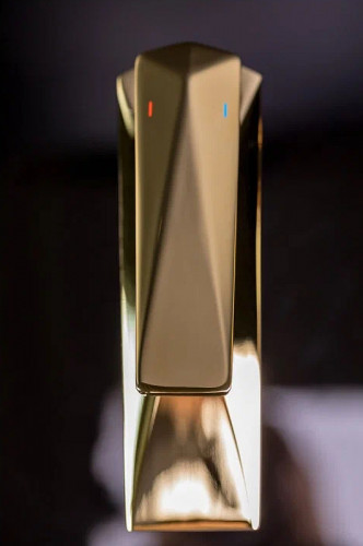 Смеситель для раковины Boheme Venturo 382-w Белый Золото латунь