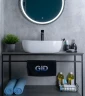 Раковина-чаша Gid Geometrico 50 D1302 51198 цвет Белый