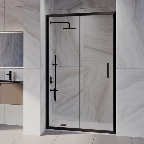 Душевая дверь RGW Passage PA-21B 100 06082110-14 профиль Черный стекло прозрачное