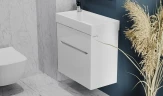 Тумба под раковину Raval Brik 65 Brk.01.65/P/W/RL подвесная Белая МДФ / ЛДСП