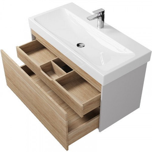 Тумба под раковину Creto Etna 100 4-1079S подвесная Soft МДФ / ЛДСП