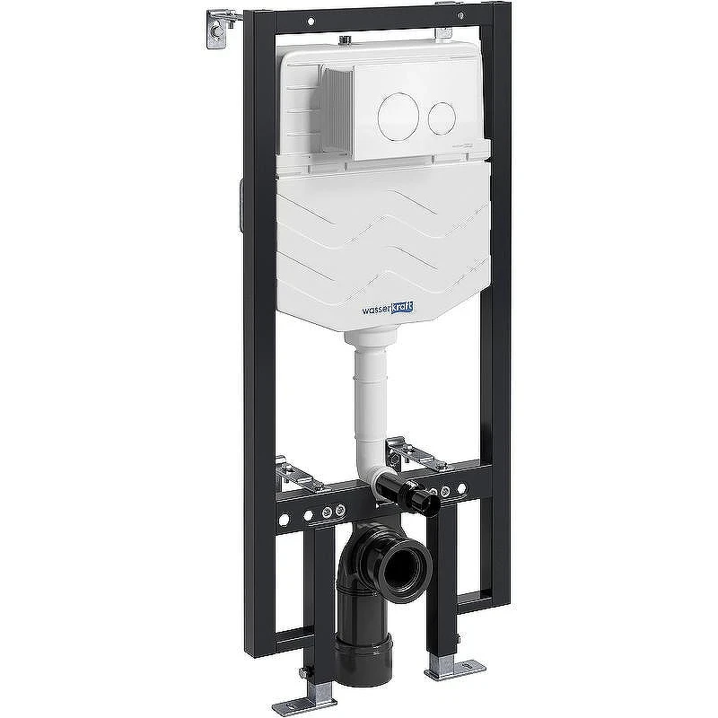 Инсталляция WasserKRAFT Vils 56TLT.010.ME.WH02 для унитаза с Белой клавишей смыва