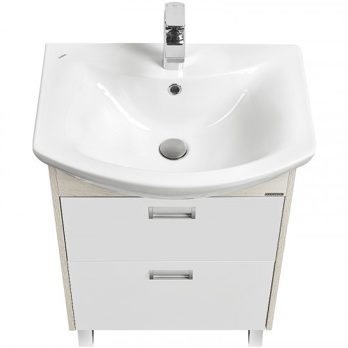 Тумба под раковину Aquaton Бекка PRO 60 1A196601BAC20 Белый Дуб сомерсет МДФ / ЛДСП