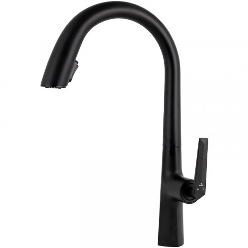 Смеситель для кухни Kaiser Strike 09066-2 Черный матовый латунь