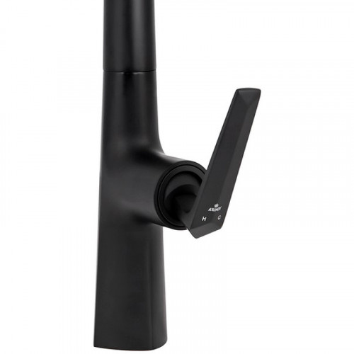 Смеситель для кухни Kaiser Strike 09066-2 Черный матовый латунь