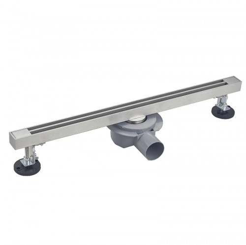 Душевой лоток Wonzon &amp; Woghand 90 WW-65409T-BR с решеткой цвет Брашированный никель