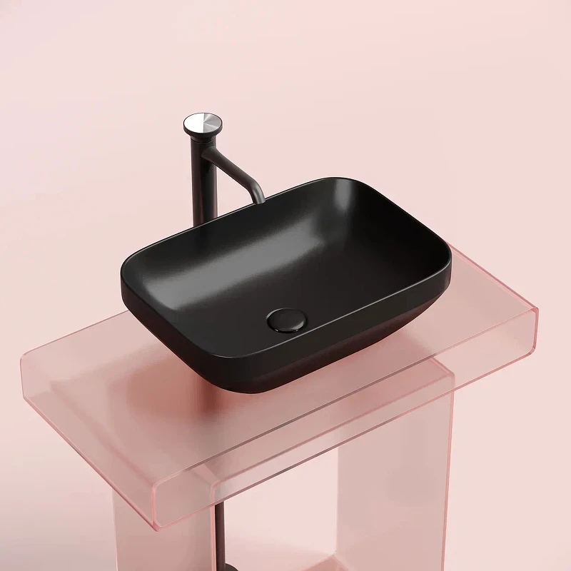 Раковина-чаша Ceramicanova Element 50 CN6055MB Черная матовая фарфор накладная