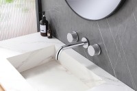 Смеситель для раковины Abber Wasser Kreis AF81122 Хром латунь встраиваемый
