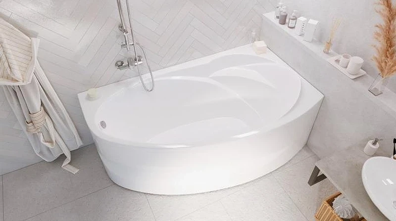Акриловая ванна Creto Juliya 170х100 R 31-170100R цвет Белый