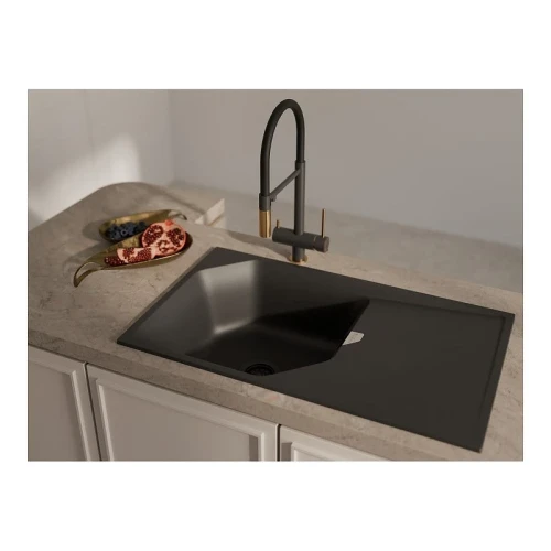 Смеситель для кухни Rivelato Adria 1523517 nero oro цвет Черный Золото