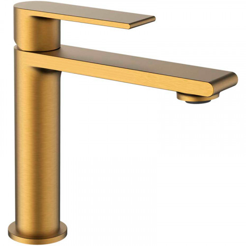 Смеситель для раковины Vincea Vogue VBF-1V1BG Брашированное золото латунь