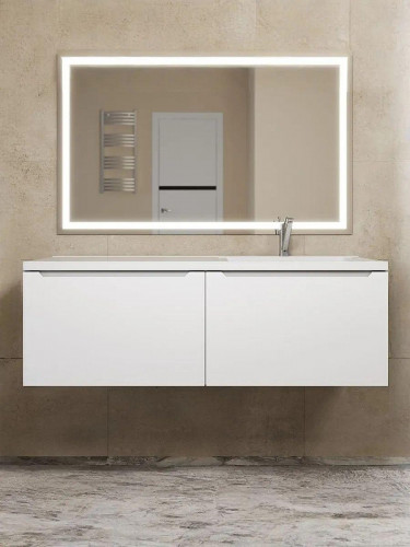 Тумба под раковину Uperwood Tanos 120 R 291020263 подвесная цвет Белый матовый