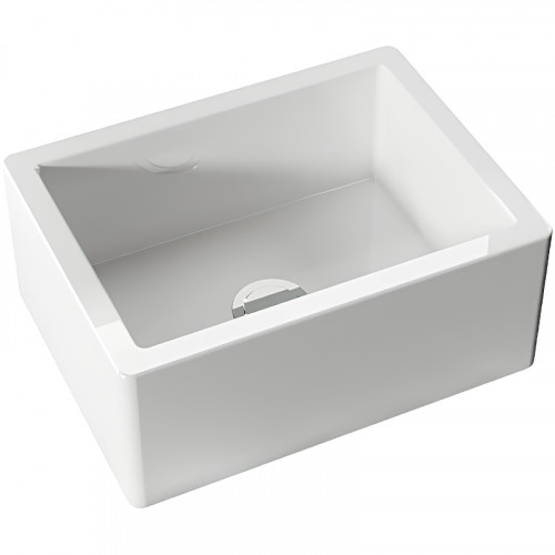 Кухонная мойка Kerasan Hannah Essex 60 541001 Белая керамика встраиваемый