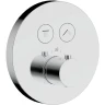 Душевая система AQUAme AQM8403CR с термостатом Хром латунь встраиваемый