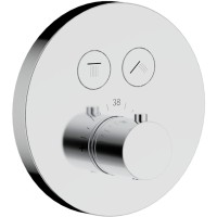 Душевая система AQUAme AQM8403CR с термостатом Хром латунь встраиваемый