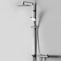 Душевая система WasserKRAFT A042 Хром латунь на стену
