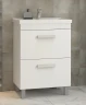 Тумба под раковину Vigo Nova 70 tn.NOV.MIR.70.2Y Белая МДФ / ЛДСП