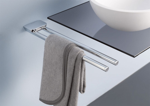 Полотенцедержатель Kludi Ambienta 5397705 двойной Хром