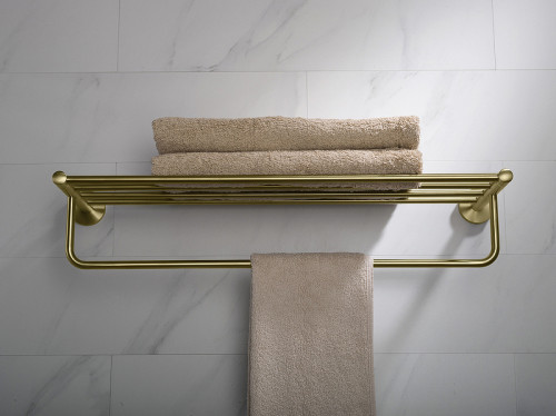 Полка для полотенец Timo Saona 13058/17 Золото матовое