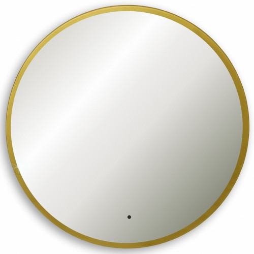 Зеркало Abber Mond 100 AG6204SCGL-1.0 с подсветкой Золото с бесконтактным выключателем и диммером стекло
