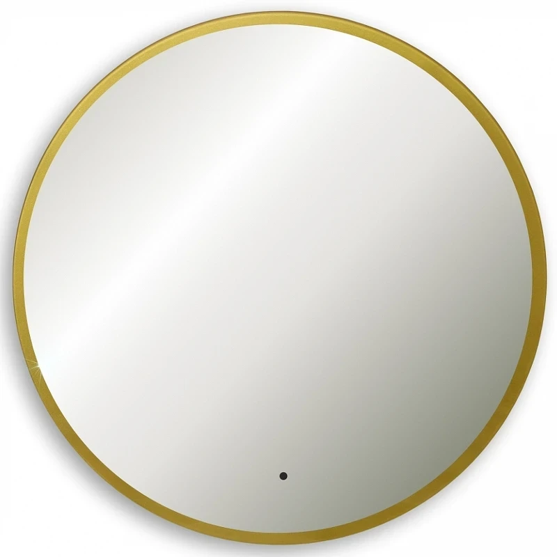 Зеркало Abber Mond 100 AG6204SCGL-1.0 с подсветкой Золото с бесконтактным выключателем и диммером стекло