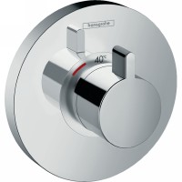 Смеситель для душа Hansgrohe ShowerSelect S High flow 15741000 с термостатом Хром латунь встраиваемый