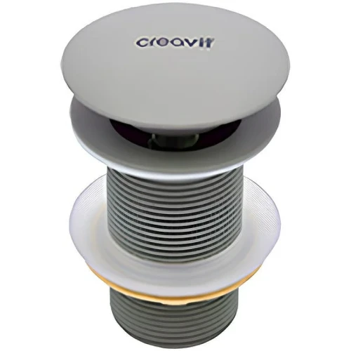Донный клапан Creavit SF030.CGR click-clack Холодный серый матовый