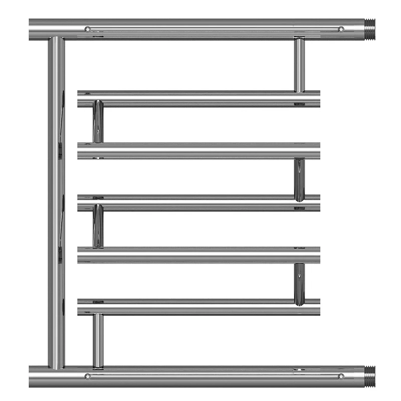 Водяной полотенцесушитель Mixline Simple PM3 50х50 556333 с полкой цвет Хром