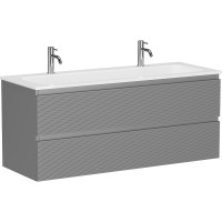 Тумба под раковину Sancos Folk 120 FL120ES подвесная Ergraut soft МДФ / ЛДСП