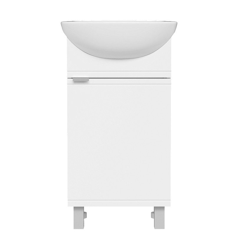 Тумба с раковиной DIWO Дмитров 47 цвет Белый