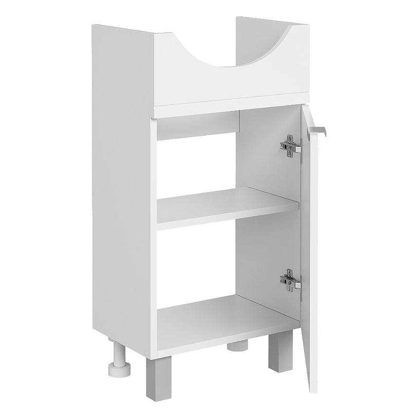 Тумба с раковиной DIWO Дмитров 47 цвет Белый