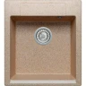 Кухонная мойка Polygran Argo-460 №302 444706 Песочная искусственный камень (литьевой мрамор) встраиваемый
