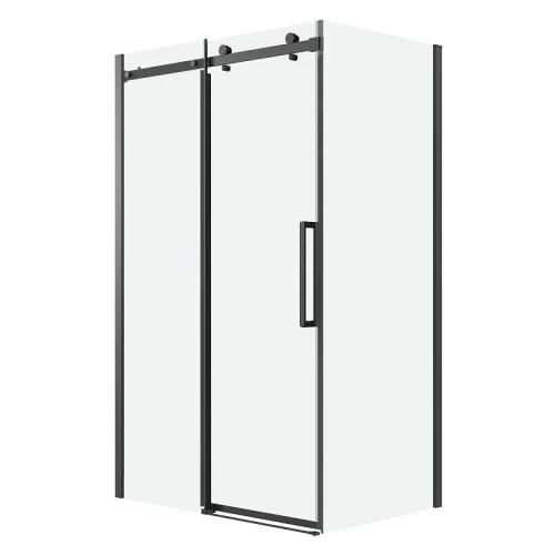 Душевая стенка Grossman Classic 100 200.K33.04.100.21.00 профиль Черный матовый стекло прозрачное