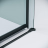 Душевая стенка Grossman Classic 100 200.K33.04.100.21.00 профиль Черный матовый стекло прозрачное