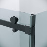 Душевая стенка Grossman Classic 100 200.K33.04.100.21.00 профиль Черный матовый стекло прозрачное