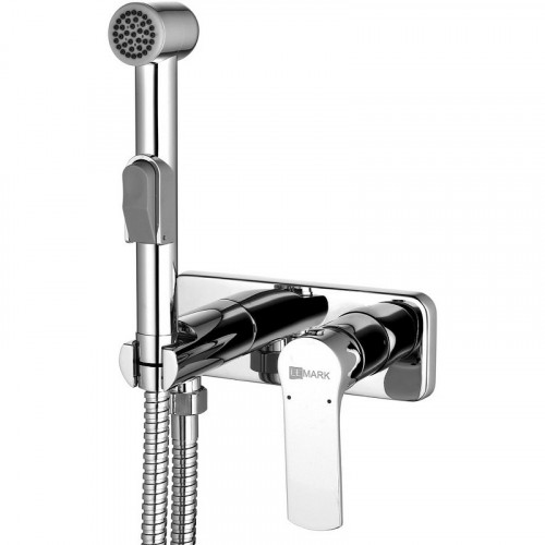 Гигиенический душ со смесителем Lemark Plus Grace LM1519C Хром латунь встраиваемый