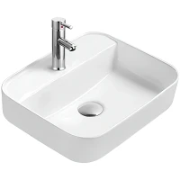 Раковина Aquatek Вега 50 AQ5506-00 Белая фарфор накладная