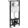 Инсталляция WasserKRAFT Aller 10TLT.010.ME.BN04 для унитаза с клавишей смыва Никель нержавеющая сталь