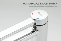Смеситель для раковины Frap H67-6 F1067-2 Хром латунь