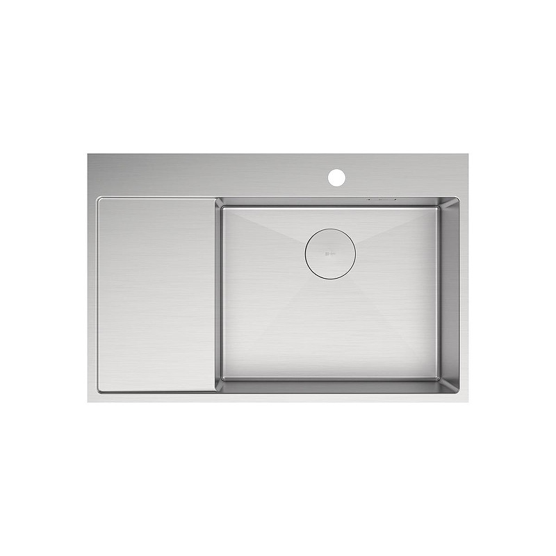 Кухонная мойка Lemark Kezadra 780P 9937153 цвет Сталь