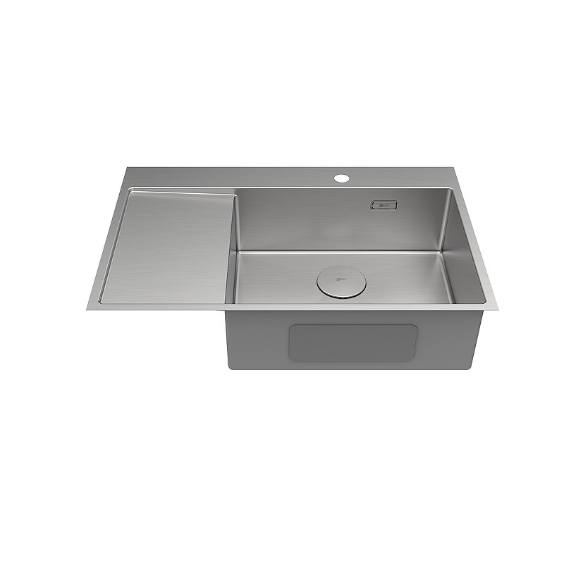 Кухонная мойка Lemark Kezadra 780P 9937153 цвет Сталь