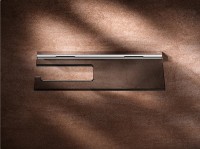 Держатель туалетной бумаги Keuco Edition 90 Square 19173 018000 с полкой Хром Дымчатое стекло