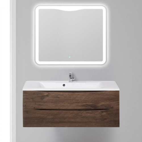 Тумба под раковину BelBagno Marino 120 MARINO-1200-2C-SO-RW-P подвесная Rovere Moro МДФ / ЛДСП