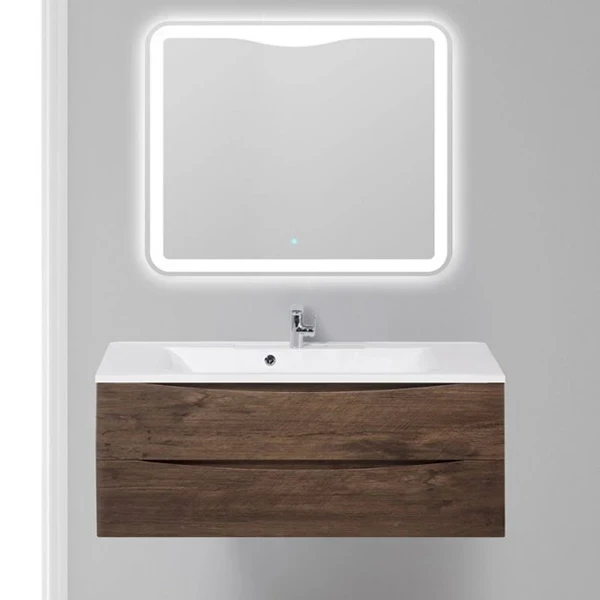 Тумба под раковину BelBagno Marino 120 MARINO-1200-2C-SO-RW-P подвесная Rovere Moro МДФ / ЛДСП