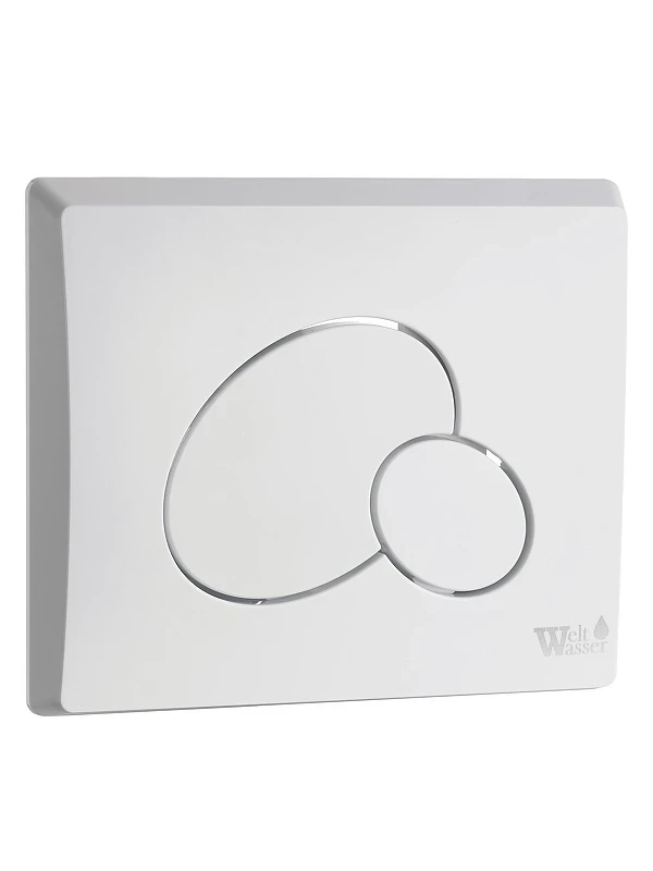 Клавиша смыва WeltWasser WW Marberg 410 RD GL-WT 10000010232 Белая глянцевая