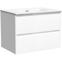 Тумба под раковину Sancos Libra 70 LB70W подвесная Белый глянец МДФ / ЛДСП